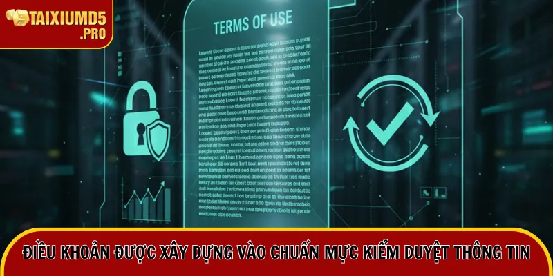 Điều khoản được xây dựng vào chuẩn mực kiểm duyệt thông tin